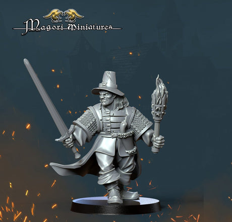 Magori Miniatures Witch Hunters Witch Hunter 1 - BrodaForge