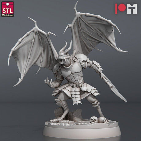 Minor Demon B STL Miniatures - BrodaForge