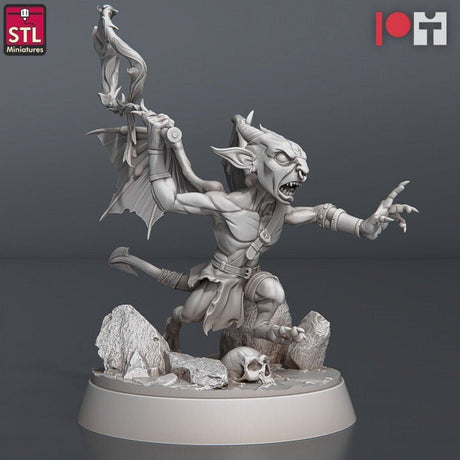 Minor Demon C STL Miniatures - BrodaForge