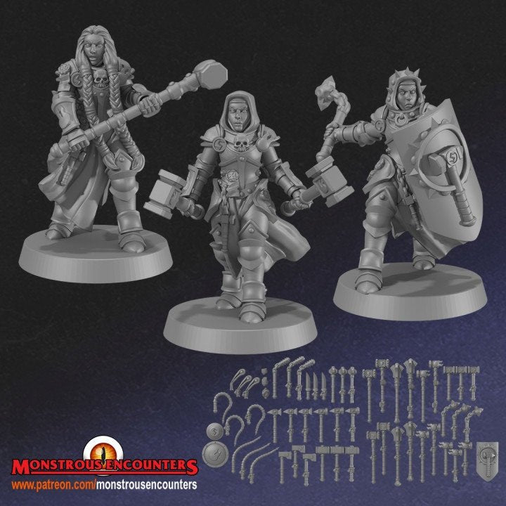 Monstrous Encounters Sisters of Sigmus Superiors x3 - BrodaForge