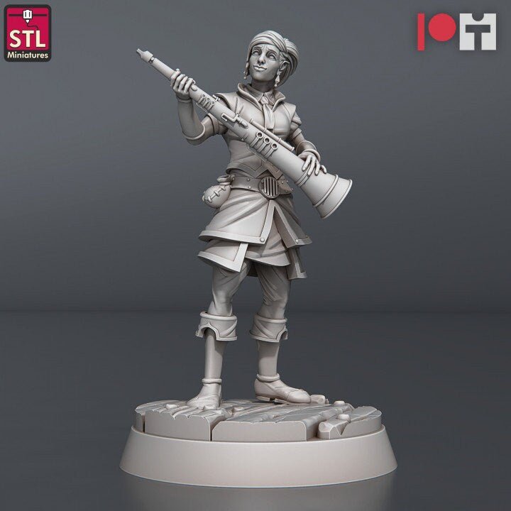 Music Store Customer STL Miniatures - BrodaForge