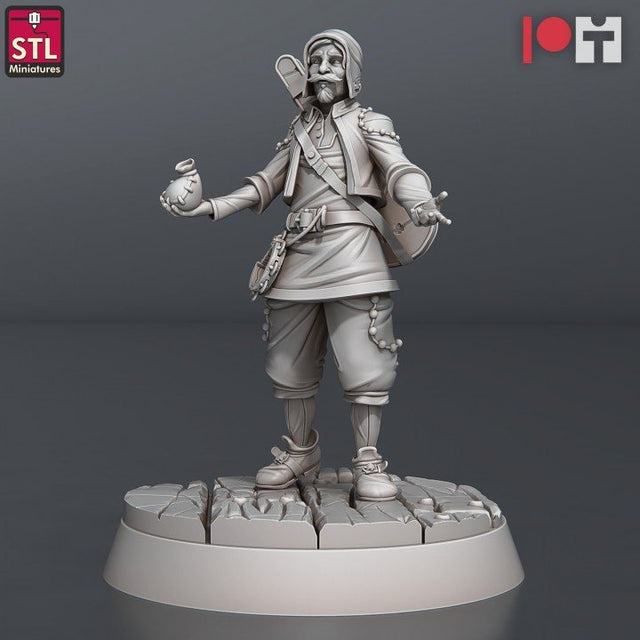 Music Store Customer STL Miniatures - BrodaForge