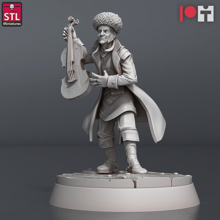 Music Store Customer STL Miniatures - BrodaForge