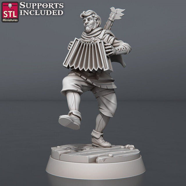 Musician A STL Miniatures - BrodaForge