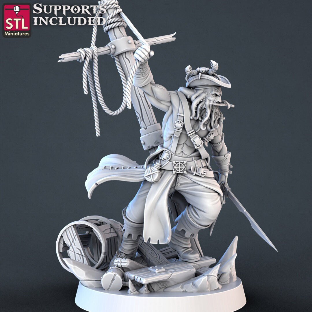 Pirate Set STL Miniatures - BrodaForge