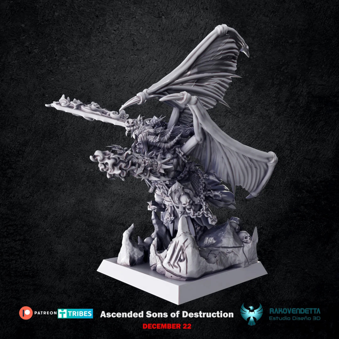 Rakovendetta Demon Ascended herald of destruction - BrodaForge