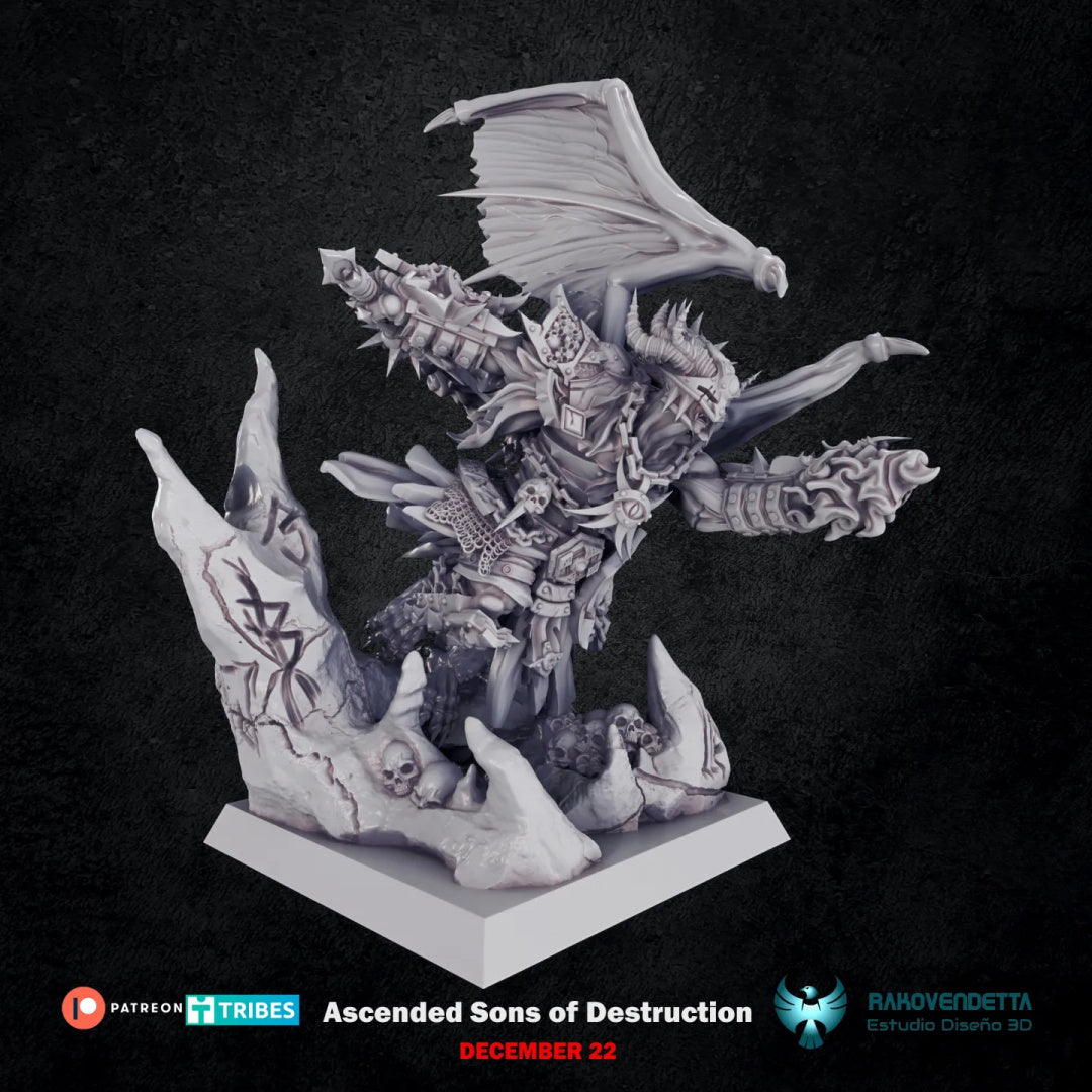 Rakovendetta Demon Ascended herald of destruction - BrodaForge