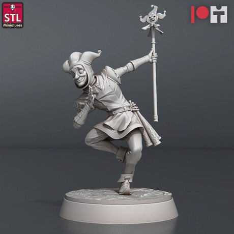 Royal Jester A STL Miniatures - BrodaForge