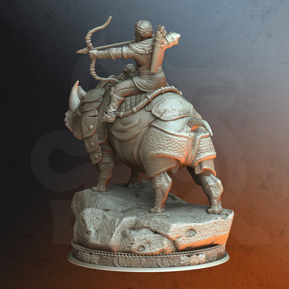 Sands of Sudd Tohst Rhino Rider by DM Stash - BrodaForge