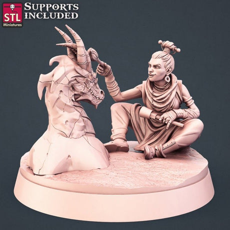 Sculptor Female STL Miniatures - BrodaForge