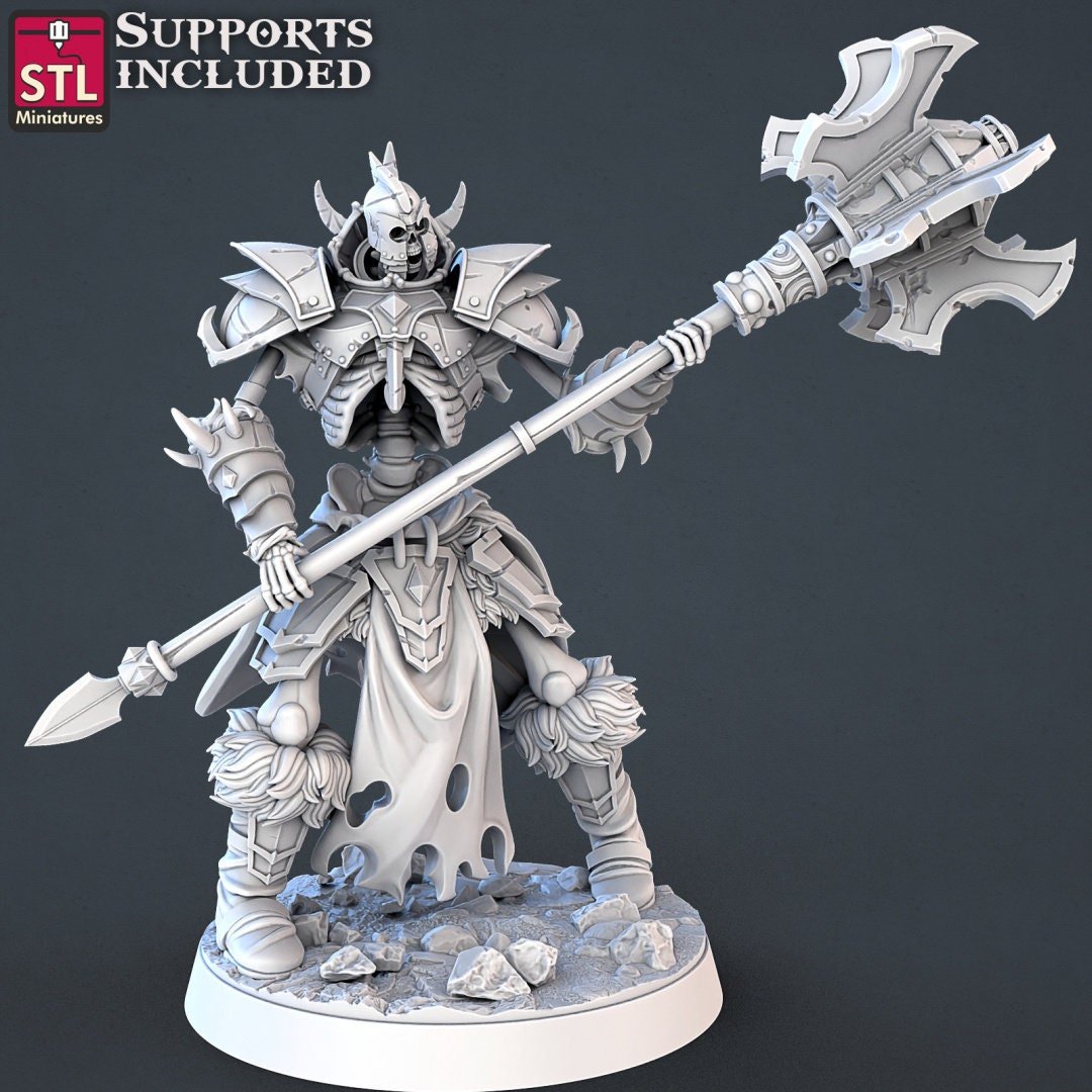 Skeleton King STL Miniatures - BrodaForge