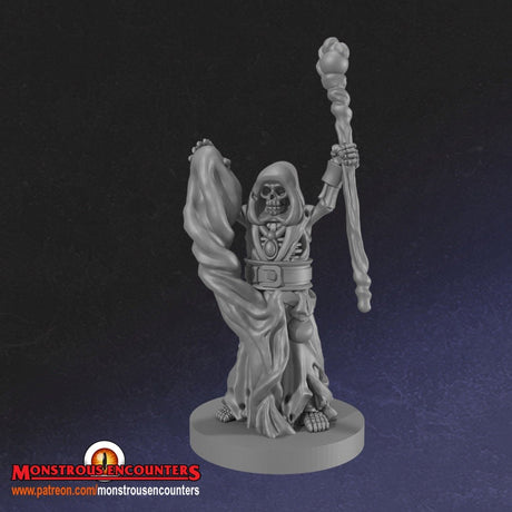 Skeleton Mage by Monstrous Encounters - BrodaForge