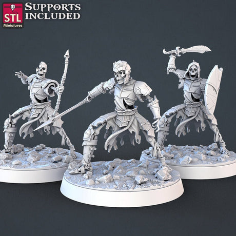 Skeleton Modular STL Miniatures - BrodaForge