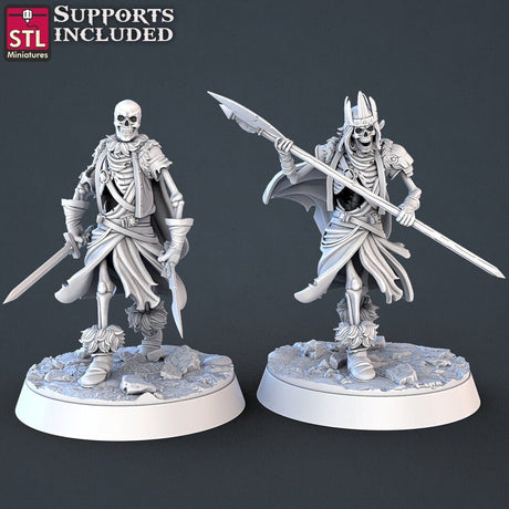 Skeleton Modular STL Miniatures - BrodaForge