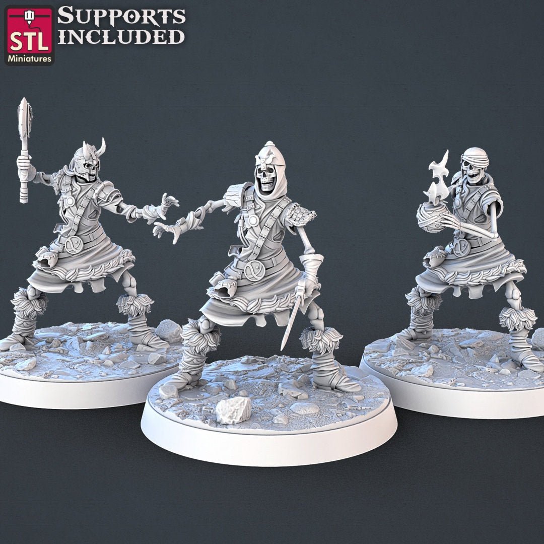 Skeleton Modular STL Miniatures - BrodaForge