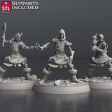 Skeleton Modular STL Miniatures - BrodaForge