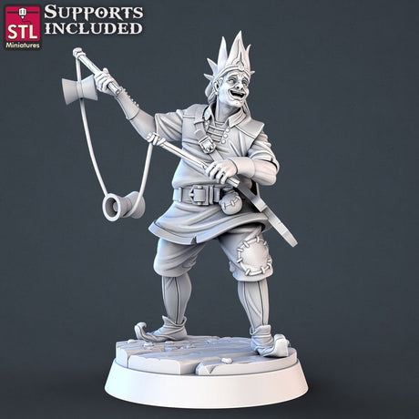 Street Performer B STL Miniatures - BrodaForge