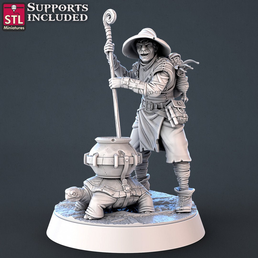 Toxic Vendor Male STL Miniatures - BrodaForge