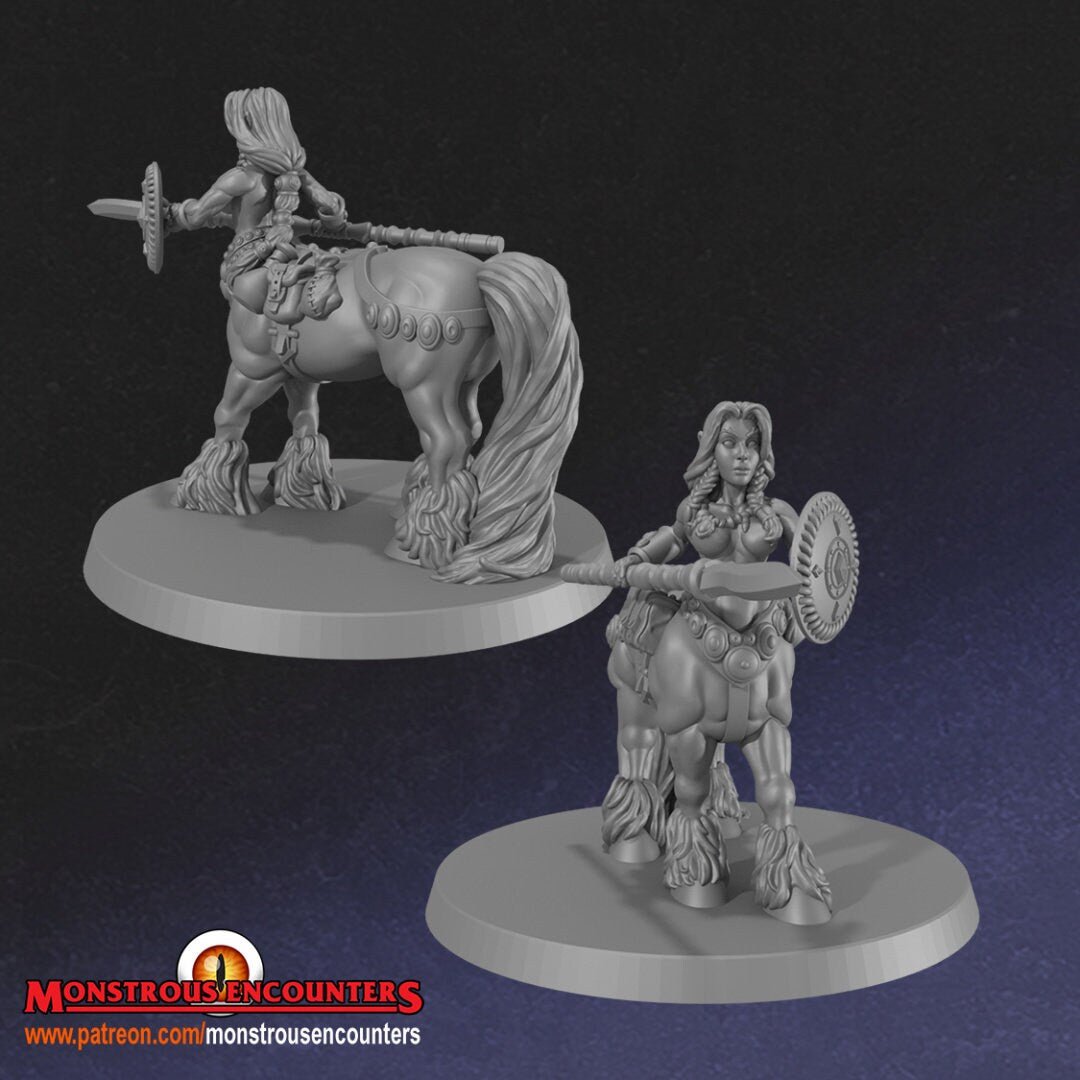 Tribal Centaurs w Modular Hands by Monstrous Encounters - BrodaForge