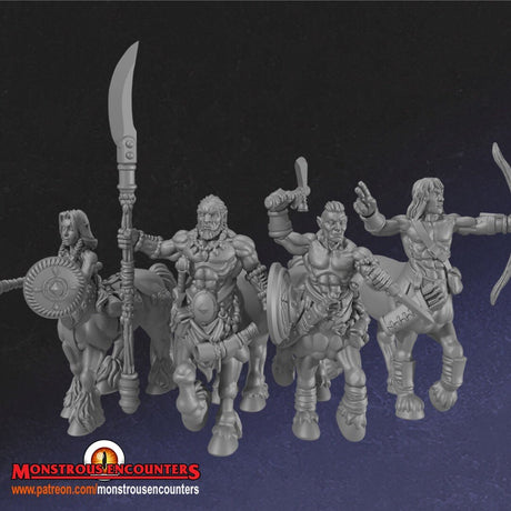 Tribal Centaurs w Modular Hands by Monstrous Encounters - BrodaForge