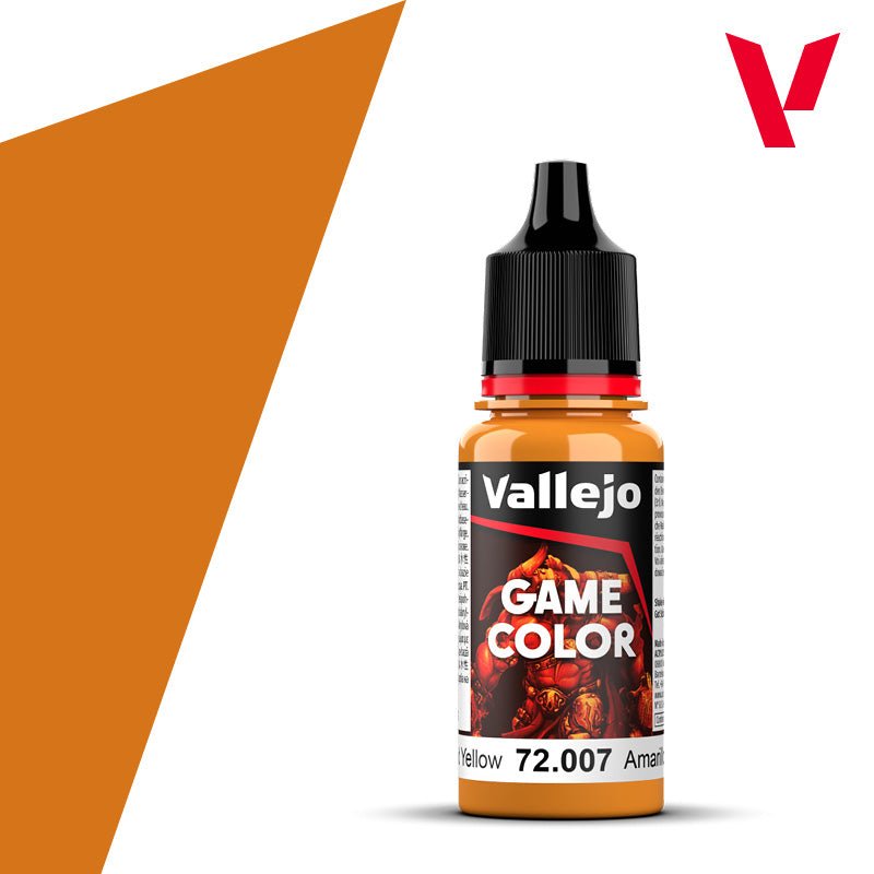 VALLEJO 72007 Game Color 18 ml. Gold Yellow - BrodaForge