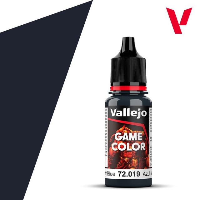 VALLEJO 72019 Game Color 18 ml. Night Blue - BrodaForge