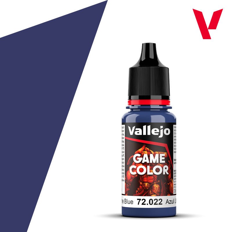 VALLEJO 72022 Game Color 18 ml. Ultramarine Blue - BrodaForge