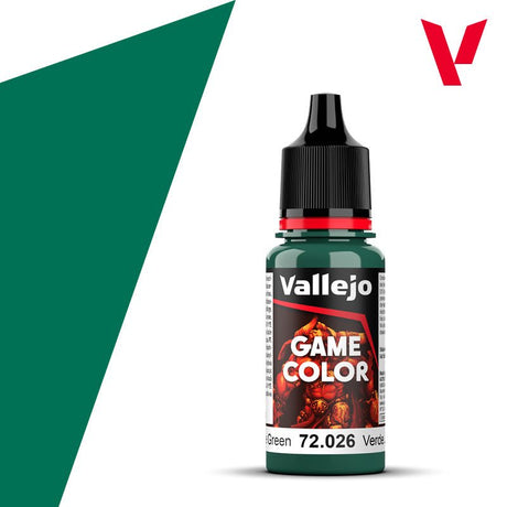 VALLEJO 72026 Game Color 18 ml. Jade Green - BrodaForge