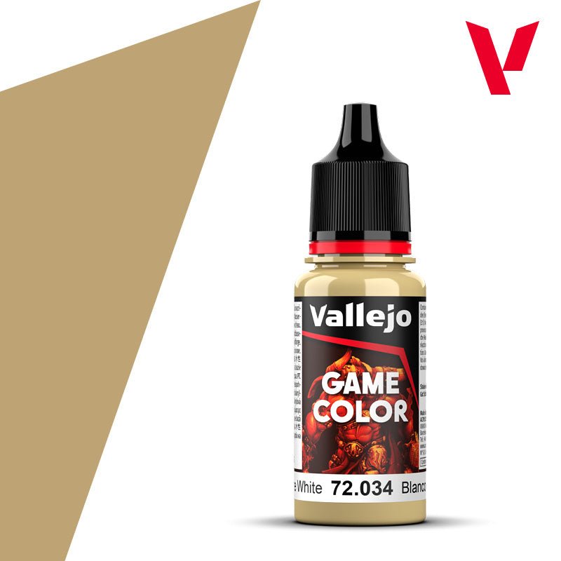 VALLEJO 72034 Game Color 18 ml. Bone White - BrodaForge