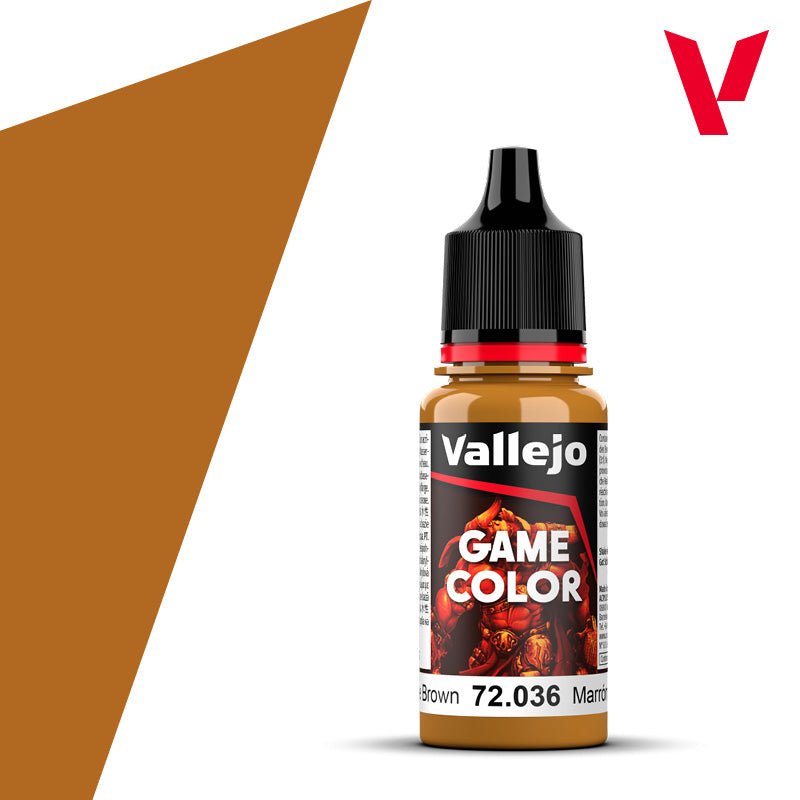 VALLEJO 72036 Game Color 18 ml. Bronze Brown - BrodaForge