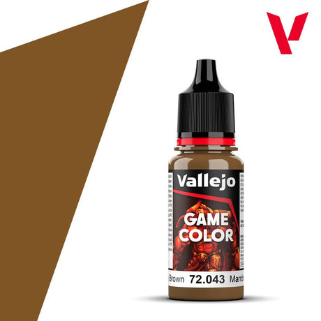 VALLEJO 72043 Game Color 18 ml. Beasty Brown - BrodaForge