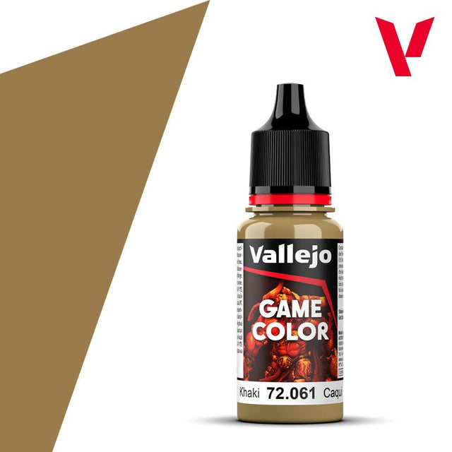 VALLEJO 72061 Game Color 18 ml. Khaki - BrodaForge