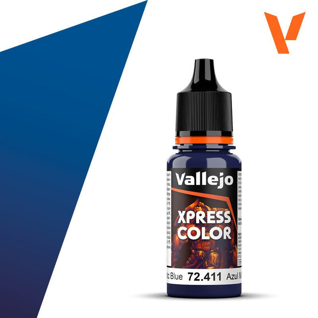 VALLEJO 72411 Game Color Xpress Color 18 ml. Mystic Blue - BrodaForge