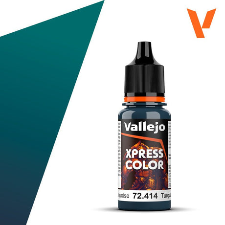 VALLEJO 72414 Game Color Xpress Color 18 ml. Caribbean Turquoise - BrodaForge