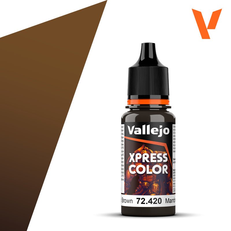 VALLEJO 72420 Game Color Xpress Color 18 ml. Wasteland Brown - BrodaForge