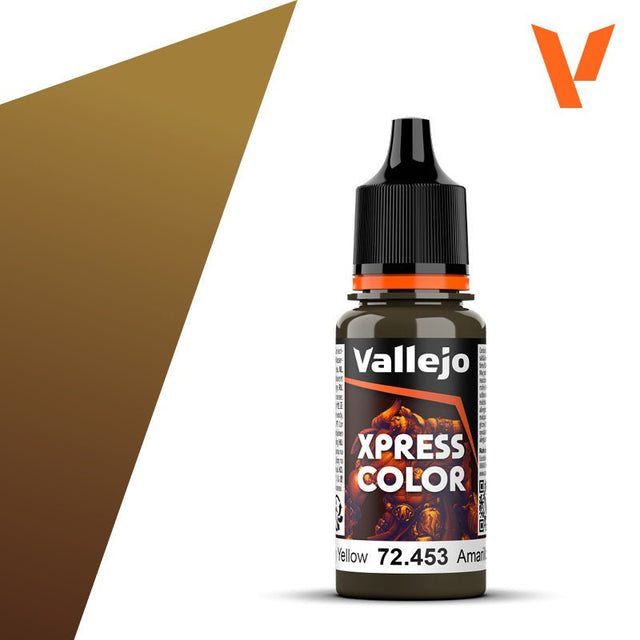 VALLEJO 72453 Game Color Xpress Color 18 ml. Military Yellow - BrodaForge