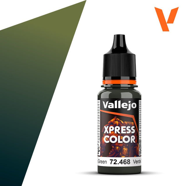 VALLEJO 72468 Game Color Xpress Color 18 ml. Commando Green - BrodaForge