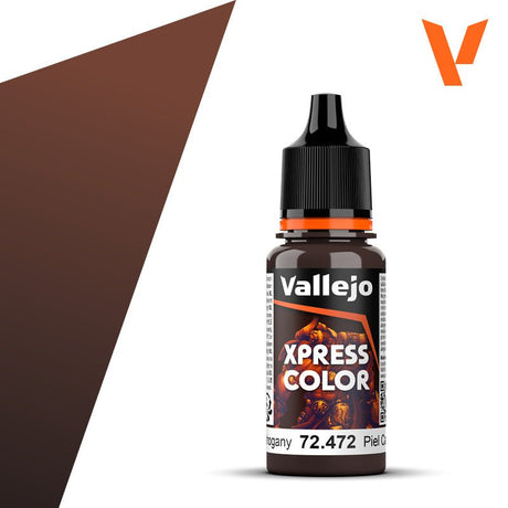 VALLEJO 72472 Game Color Xpress Color 18 ml. Mahogany - BrodaForge