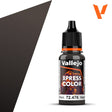 VALLEJO 72476 Game Color Xpress Color 18 ml. Greasy Black - BrodaForge