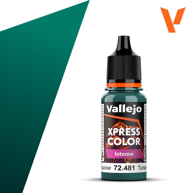 VALLEJO 72481 Game Color Xpress Color Intense 18 ml. Heretic Turquoise - BrodaForge