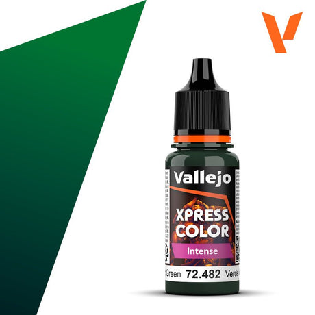 VALLEJO 72482 Game Color Xpress Color Intense 18 ml. Monastic Green - BrodaForge